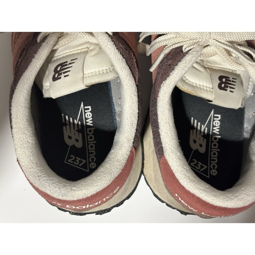 New Balance 237 Women Suede Sneakers Size 9.5‎ Truffle/Mineral Pink Retro Shoes - Picture 3 of 7